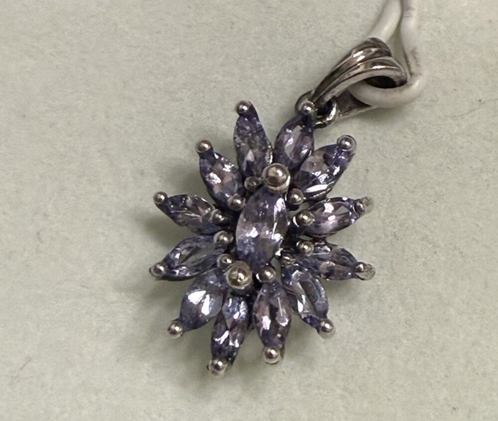 Tanzanite 925 Pendent 100% Natural